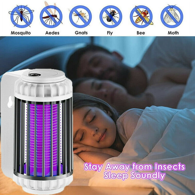 Bug Zapper Indoor Electric Mosquito Killer Lamp - Gnat Insect Fruit Fly Trap  for Patio and Home 