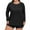 #02Black, variant on Women's Plus Size Swim Shirt Long Sleeve Rash Guard UV Protection Sun Shirts UPF 50+ Quick Dry Hiking Fishing Tops Pink 2XL