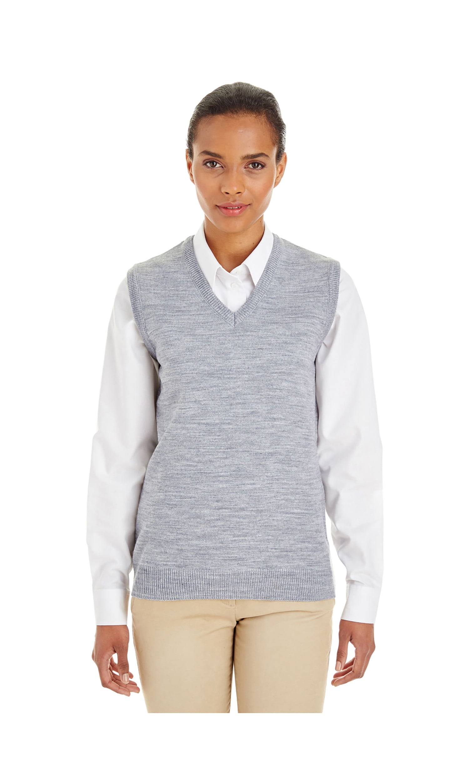 Harriton Harriton Women  s Pilbloc  V Neck Sweater  Vest  