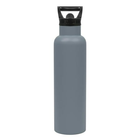 

Fifty-Fifty 592235 21 oz Vacuum Insulation Water Bottle with Straw Cap Gray