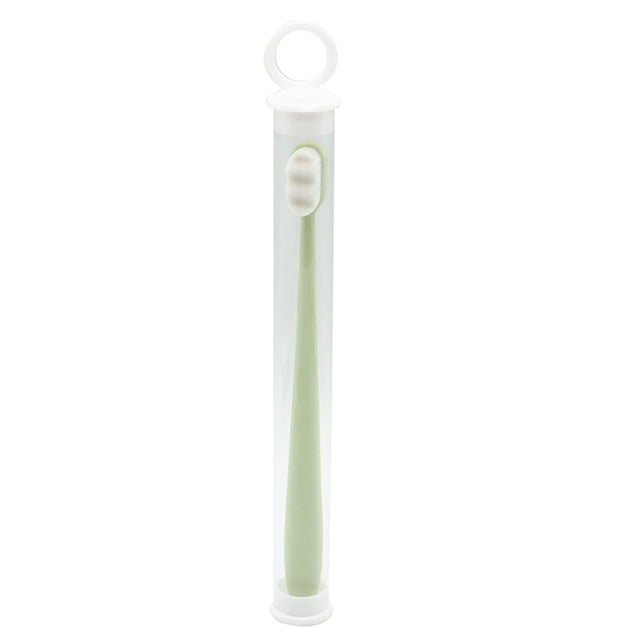 Vogacara Cepillo de flexible con agarre de caja Suministros para el cuidado Mango ergonómico Herramienta de limpieza oral para el hogar de cuidado de los oídos Verde/Forma de onda/Caja Vogacara CE012357-06B