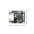 thumbnail image 1 of 100pcs/lot 5V Micro USB 1A TP4056 18650 Lithium Battery Charging Board With Protection Charr Module ,Well Designed, 1 of 2