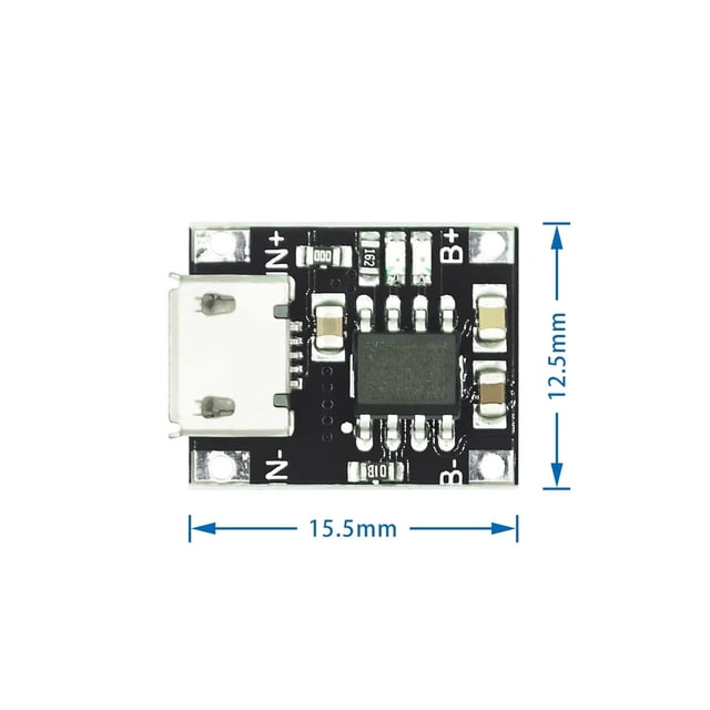 100pcs/lot 5V Micro USB 1A TP4056 18650 Lithium Battery Charging Board With Protection Charr Module ,Well Designed