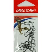 Eagle Claw Dual Lock Snaps, Size 3, 10 Pack