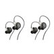 thumbnail image 3 of Tholdsy Auriculares con cable Auriculares portátiles de 3,5 mm Auriculares estéreo para caminar Teléfono inteligente Auriculares manos Negro Regular 2Conjunto, 3 of 6