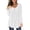White, variant on Baqcunre Long Sleeve Shirts For Women Women Tops O Neck Daily Casual Top Hoodies For Women Womens Tops Black L