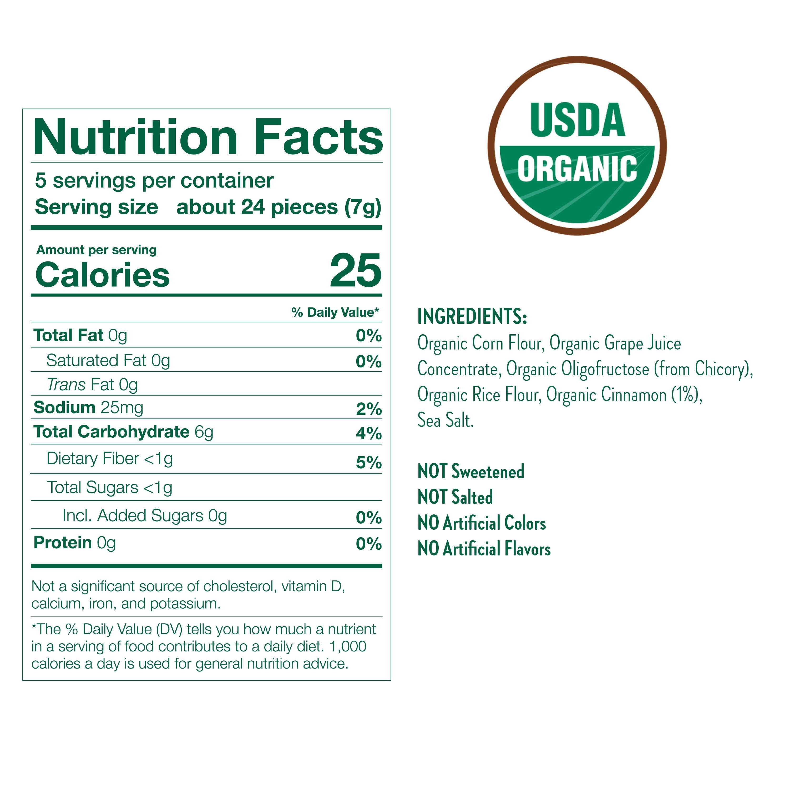 Little Bellies Organic Cinnamon Bun Softcorn 1.25 oz