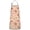 Pioneer Flower Floral-3, variant on Pioneer Flower Floral Print Pattern Cotton Linen Apron with Pockets, Waterproof Adjustable, 33x27 Inch for Kitchen, Gardening, BBQ, Salon