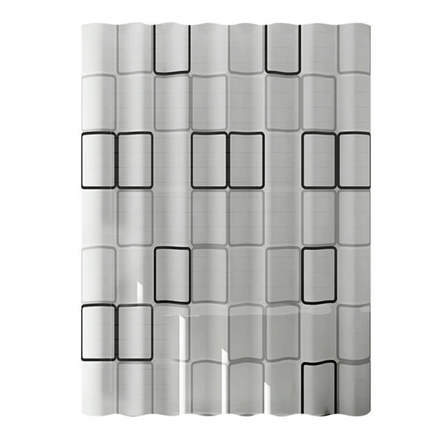 Deals Rideau de Douche Peva 78.7 Pouces X 78.7 Pouces Rideau de Salle de Bain Rideau de Séparation Imperméable Rideau de Douche Séparation Sec et Humide Rideau de Douche Crochets Double Face