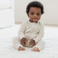 thumbnail image 5 of Bella Tunno Rib Zip Fit Footie Sleeper & Beanie Set - Fog (0-3 Months), 5 of 5