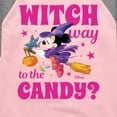 thumbnail image 3 of Mickey & Friends - Witch Way To The Candy - Toddler And Youth Girls Raglan Graphic T-Shirt, 3 of 5