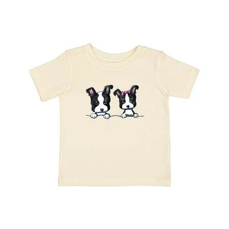

Inktastic Boston Terriers (Dark Apparel) Gift Baby Boy or Baby Girl T-Shirt