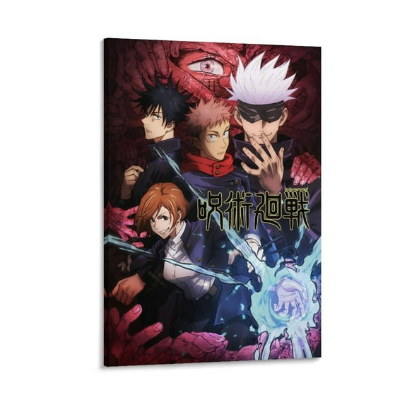 Japanese Comics Anime Jjk Posters (6) Posters Wall Art Painting Canvas Gift Living Room Prints Bedroom Decor Poster Artworks 12x18inch(30x45cm)