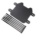 thumbnail image 3 of Motorcycle Front Number Plate, Perfect Fit High Toughness Easy To Install Matte Black License Plate ABS  for Light Bee Light S X, 3 of 7