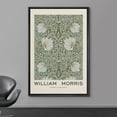thumbnail image 2 of IDEA4WALL Framed Canvas Wall Art Pimpernel Flowers by William Morris Historic Cultural Paint Fine Art Traditional Scenic Colorful Poster for Living Room, Bedroom, Office - 16"x24" Black, 2 of 5