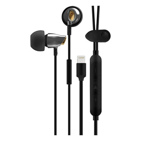 VIOTEK Aqua Lightning Port Stereo Earbuds: Powerful 105dB; Dynamic & Digital Sound; iPhone / iPad / iPod (Best Ipod Sound Quality)
