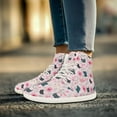 thumbnail image 3 of Psesaysky Lace-up Barefoot Shoes with Cats Flowers Minimalist Zero Drop Sneakers for Women Girls Size 6-13.5, 3 of 7