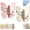 Pink + White, variant on 4 Pack Rotating Butterfly Adhesive Wall Hooks, No-Drill 270° Swivel 3-Prong Hangers with Adjustable Wings, Corner Storage for Towels, Keys, Bags in Bathroom, Entryway and Kitchen (Yellow + Purple)