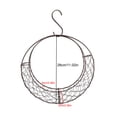 thumbnail image 3 of Moon Basket Specifications: Outer Diameter 28cm, Inner Diameter 22cm Succulent Iron Frame Purchase Order Instructions Require Hooks, 3 of 6