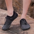 thumbnail image 5 of Barefoot Shoes Womens Men,Unisex Barefoot Water Shoes Breathable, Anti- Hiking Footwear for Athletic Wide Toe Shoe Footwear for Hiking, Walking, Running, Yoga, and Water Sports(Black/36), 5 of 8