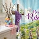 thumbnail image 4 of Cortina de Baño de Pascua, Sin Taladros, con 12 Ganchos, 4 of 6