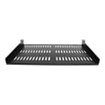 thumbnail image 3 of StarTech.com 1U Vented Server Rack Cabinet Shelf, 12in Deep Fixed Cantilever Tray, Rackmount Shelf for 19" AV/Data/Network Equipment Enclosure w/ Cage Nuts & Screws, 55lbs Weight Capacity - 1U Network Rack Shelf - Rack shelf - black - 1U - 19", 3 of 6