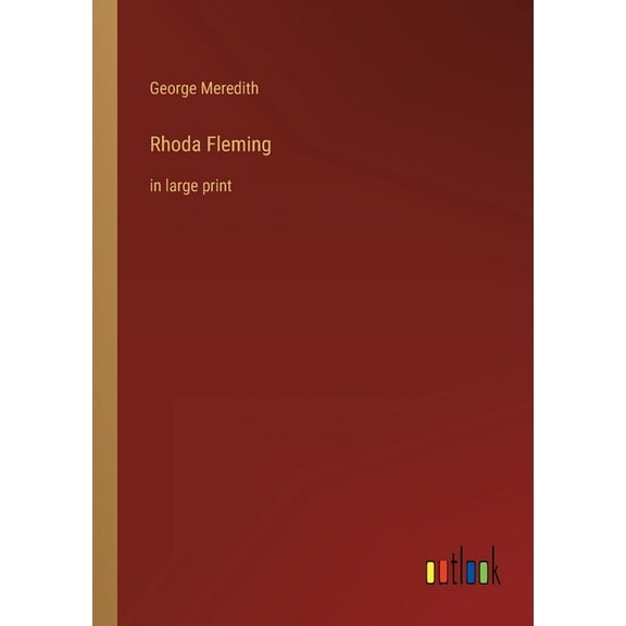Rhoda Fleming : in large print (Paperback)