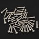 thumbnail image 4 of 400pcs M3 304 Stainless Steel Pan& Flat Hex Socket Head Cap Screws Set with Box, 4 of 4