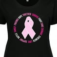 thumbnail image 4 of Inktastic Word Circle-breast Cancer Awareness Women's Plus Size T-Shirt, 4 of 5