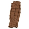 thumbnail image 3 of Penkiiy Arm Warmers Fingerless Gloves For Women Women Girl Knitted Arm Fingerless Keep Warm Winter Gloves Soft Warm Mitten Khaki Gloves, 3 of 3