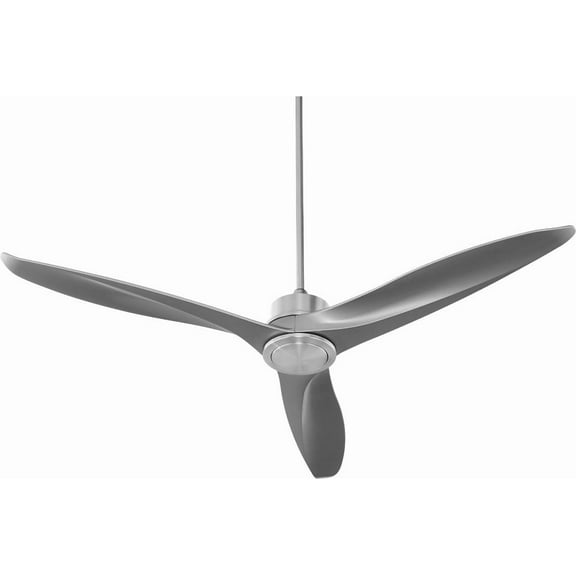 74603-65 Quorum Lighting Kress - Ceiling Fan in Transitional style - 60 inches wide by 12.56 inches high-Satin Nickel Finish-Satin Nickel Blade Color