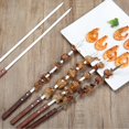 thumbnail image 2 of Juego de 6 brochetas planas de acero inoxidable de 60 cm, 2 of 5