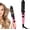 Pink04, variant on Innovative Spiral Ceramic Hair Curler for Salon-Quality Waves, Professional Anti-Burn Styling Wand for Shine and Volume, Portable & Lightweight Hair Styling Device with Instant Heat-Up, Pink & Black