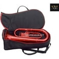 thumbnail image 3 of Brass Bb Flat Musical Instrument Euphonium 3 Valve With Free Hard Case Mouthpiece (Red), 3 of 4