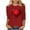 NQR1-Valentine's Day-Red, variant on VKOYWKM Womens Valentine's Day Shirts Heart Print Tees Cute Tops Holiday 3/4 Sleeve T Shirts Casual Crew Neck Romantic Tshirts