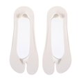 thumbnail image 1 of Dos calcetines de los pies, calcetines de punta de tobillo delgados antideslizantes para niñas deportivas informales al aire libre, gris, 1 of 8
