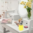 thumbnail image 5 of Uxcell 2 Pcs Alcohol Liquid Press Pumping Dispenser 200ML Nail Polish Remover Empty Bottle Yellow, 5 of 5