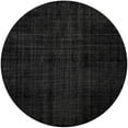 thumbnail image 1 of Ahgly Company Machine Washable Indoor Round Industrial Modern Night Black Area Rugs, 6' Round, 1 of 7