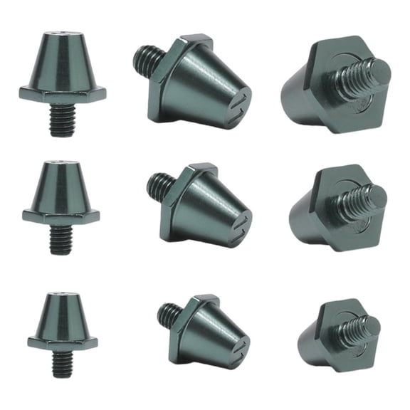 12Pcs Aluminum Football Stud Replacement Cleats Stud Football Boot Spikes Soccer Stud for Football Boot Enduring