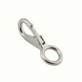 thumbnail image 3 of 3 Pcs Lifting Hooks, Clamps Shackles Stainless Steel Fixed Round Eye Boat Snap PXCL, 3 of 5