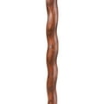 thumbnail image 5 of Brazos Handcrafted Wood Walking Stick, Twisted Oak, Hitchhiker Style Handle, for Men & Women, , Red, 55", 5 of 10