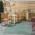thumbnail image 4 of Nourison Essentials Indoor/Outdoor Blue Green 4' x 6' Area Rug, (4x6), 4 of 11