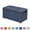 Navy blue, variant on European Style Ottoman Storage Box With Lid Footstool Seat Sofa Stool For Hoom-light green-46x25x25cm(18x10x10inch)