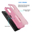 thumbnail image 3 of TakFox For Samsung Galaxy A03S Case,Full Body Heavy Duty Shockproof Hybrid Dual Layer Rubber Drop Protection Soft Bumper Rugged Protective Cover Case,Pink, 3 of 7