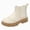 A7-White, variant on Girls Short Boots Toddler Girls Leather Ankle Boots for Children Casual