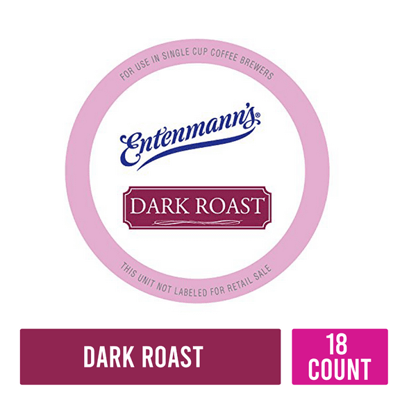 Entenmann's Dark Roast Single Serve K-cup Coffee, 18 Count