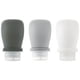 thumbnail image 1 of Laklulu Juego de 3 botellas de viaje, botellas y contenedores de viaje de 60 ml, pequeñas mini botellas vacías de plástico para artículos de tocador de viaje, champú y acondicionador, 1 of 6