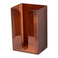 thumbnail image 2 of Wall Mount Tissue Box, No-Drill Wall Hanging Facial Tissue Storage Box, Self-Adhesive Tissue Holder Container, Glacier Textured Paper Towel Dispenser, Bathroom Kitchen Toilet Tissue Organizer,Brown, 2 of 6