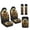 Wolf Sunflower Moon Starry Night, variant on Xixirimido Car Seat Covers Front Seats Only with Belt Covers Armrest Box Cover 5Pcs Set for SUV Sedan Van Truck PU Leather Seat Protector Automotive Accessories, Wolf Sunflower Moon Starry Night