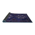 thumbnail image 2 of Ahgly Company Indoor Square Persian Blue Traditional Area Rugs, 5' Square, 2 of 4